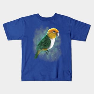 caique parrot bird cosmic galaxy celestial space astronomy Kids T-Shirt